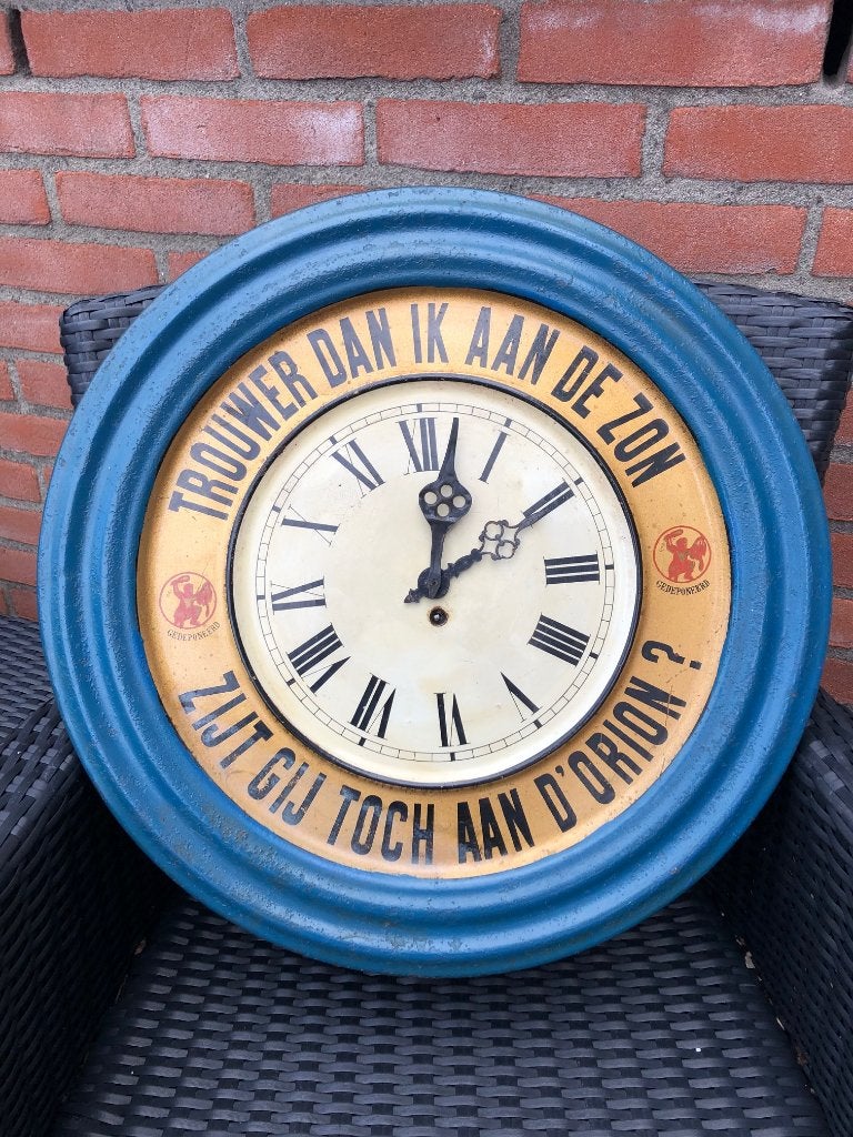 Orion klok. Jaren 30 met origineel werkend uurwerk., Ophalen of Verzenden, Gebruikt, Gebruiksvoorwerp