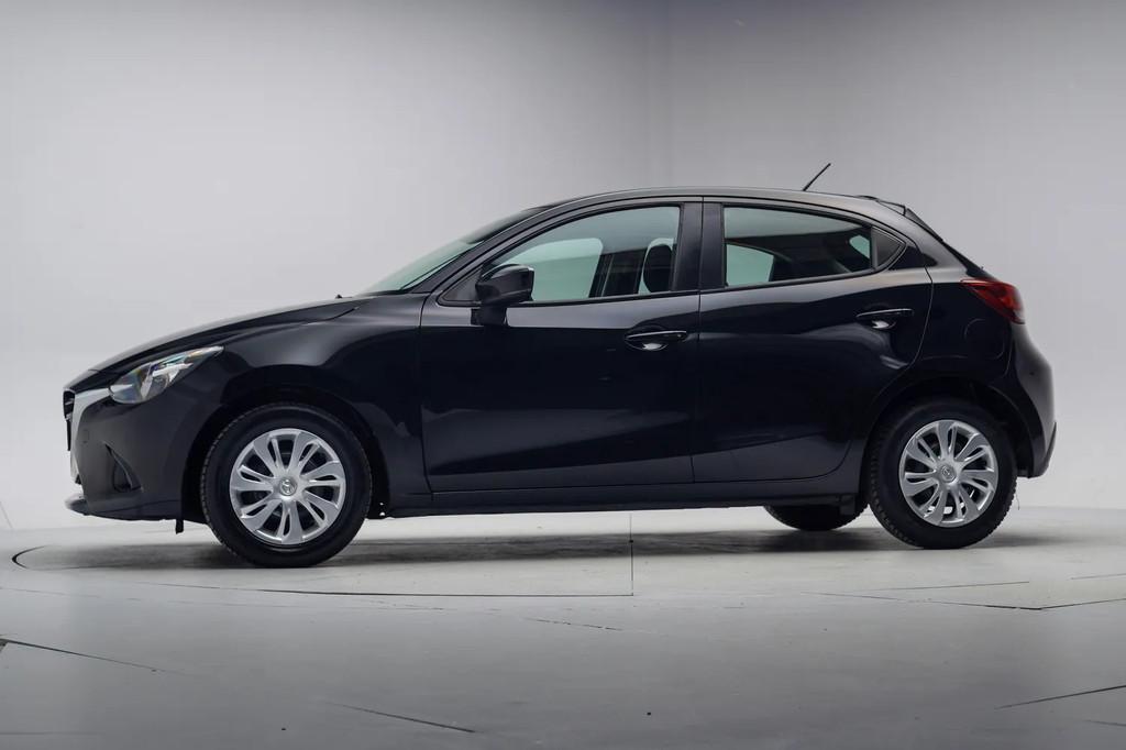Mazda 2 1.5 Skyactiv-G S [ Cruise, Bluetooth, LM-Velgen ], 4 cilinders, Zwart, Bedrijf, Handgeschakeld