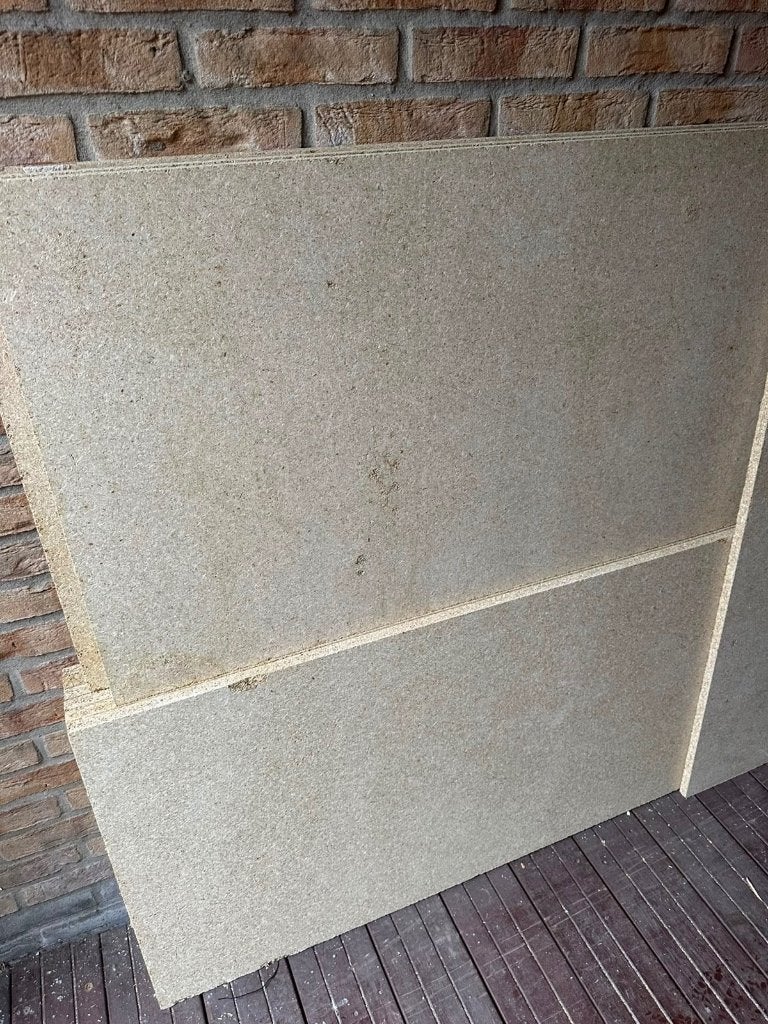 Spaanplaat, Doe-het-zelf en Verbouw, Platen en Panelen, Ophalen, Gebruikt, Hout, Minder dan 20 mm