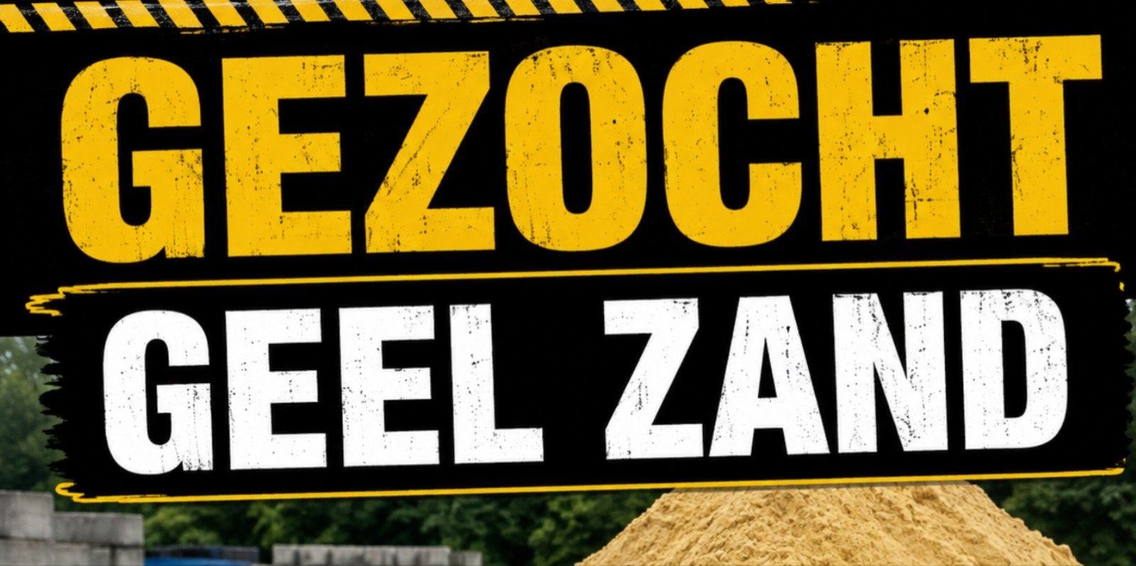 Geel/ophoogzand gezocht! Omg.Stadskanaal, Ophalen, Ophoogzand