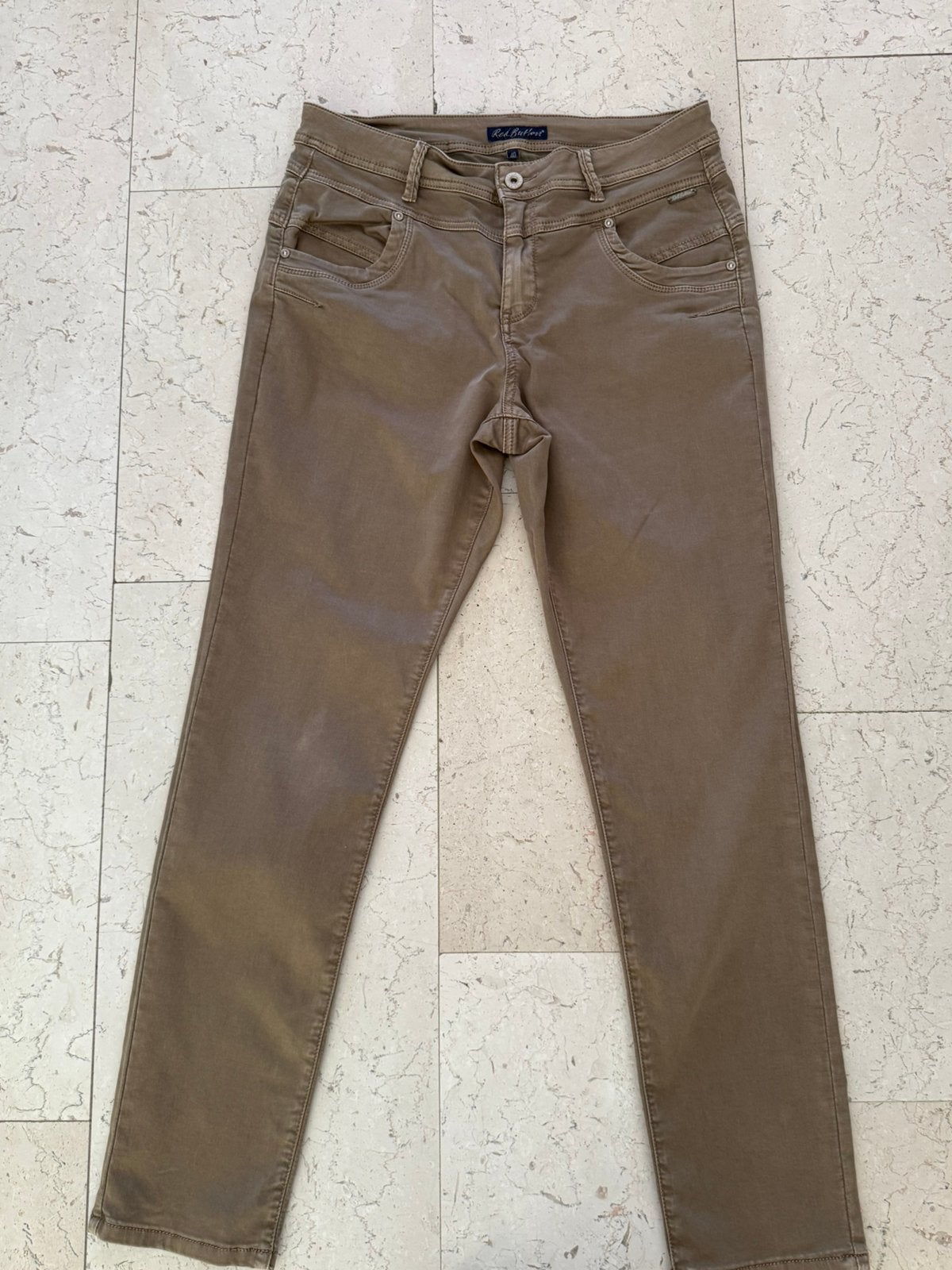 Red Button Relax broek, Maat 38/40 (M), Bruin, Nieuw, Ophalen of Verzenden