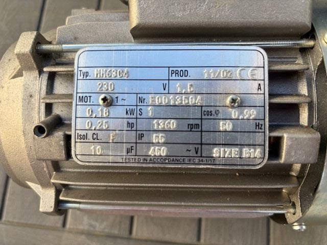 Elektro motor, Doe-het-zelf en Verbouw, Ophalen of Verzenden, Gebruikt