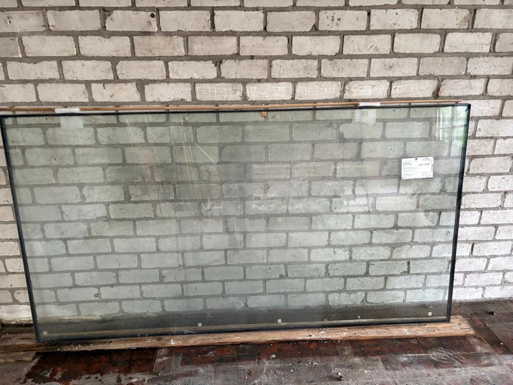 Groot dubbelglas raam 1129x2145 mm - Nieuw, Doe-het-zelf en Verbouw, Glas en Ramen, Ophalen, Gevelraam of Ruit, 80 tot 120 cm