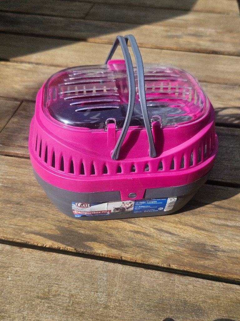 Draagkooi voor je hamster, Ophalen of Verzenden, Zo goed als nieuw, Loopwiel of Rad