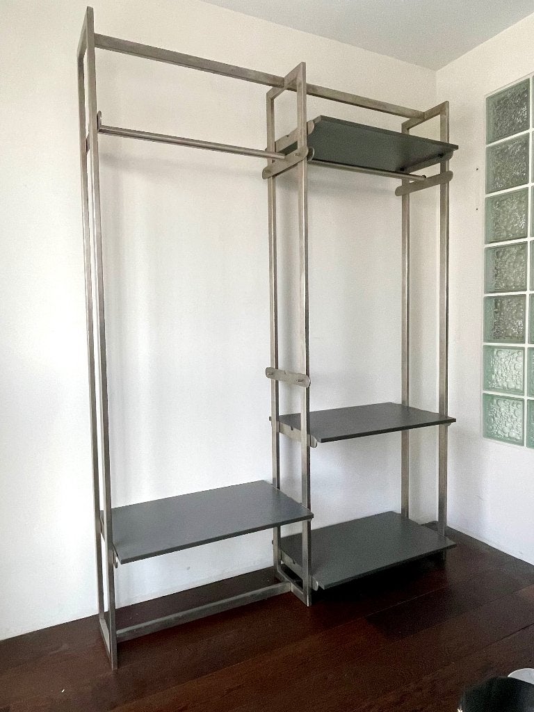 Kledingrekken: stangen en legplanken - garderobe of winkel, Ophalen, Zo goed als nieuw