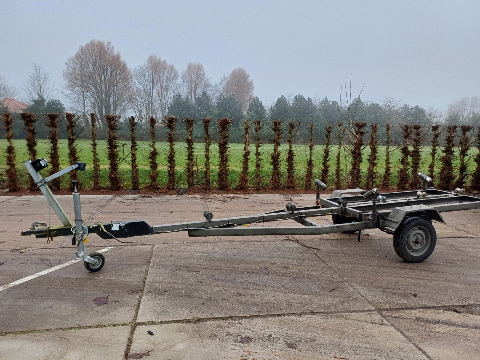 Boottrailer / sloepentrailer 5.70 meter en 5 meter, Ophalen, Minder dan 1500 kg, Gebruikt, Sloepentrailer