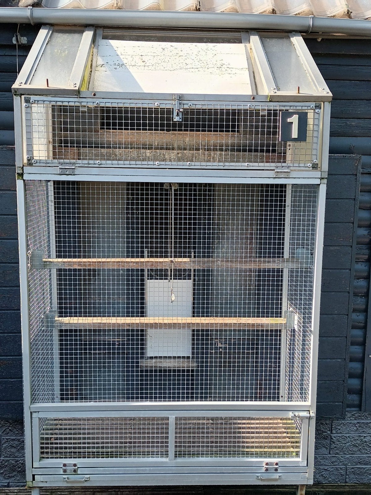 duivenren en spoetnik, Dieren en Toebehoren, Ophalen, Gebruikt, Aluminium, Volière