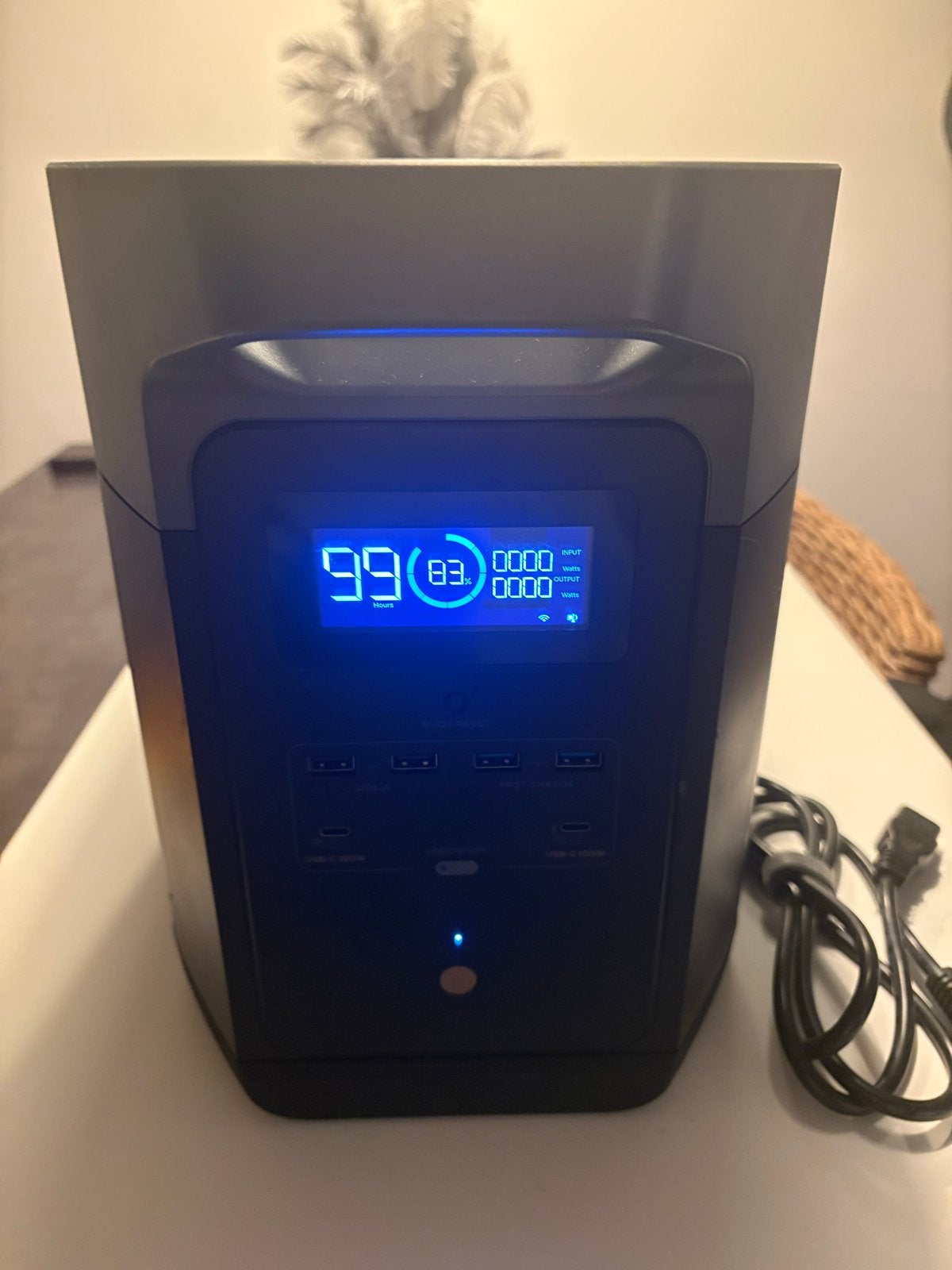 Ecoflow Delta Max 1600 Power Station - Zo goed als nieuw, Caravans en Kamperen, Ophalen of Verzenden, Zo goed als nieuw