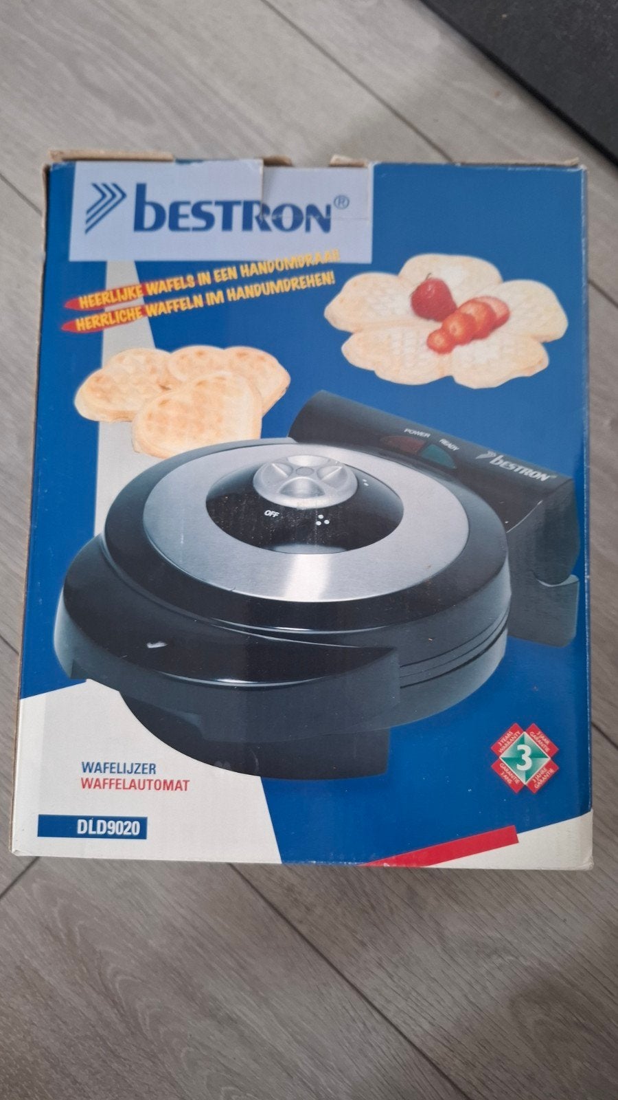 Bestron DLD9020 Wafelijzer, Ophalen of Verzenden, Zo goed als nieuw