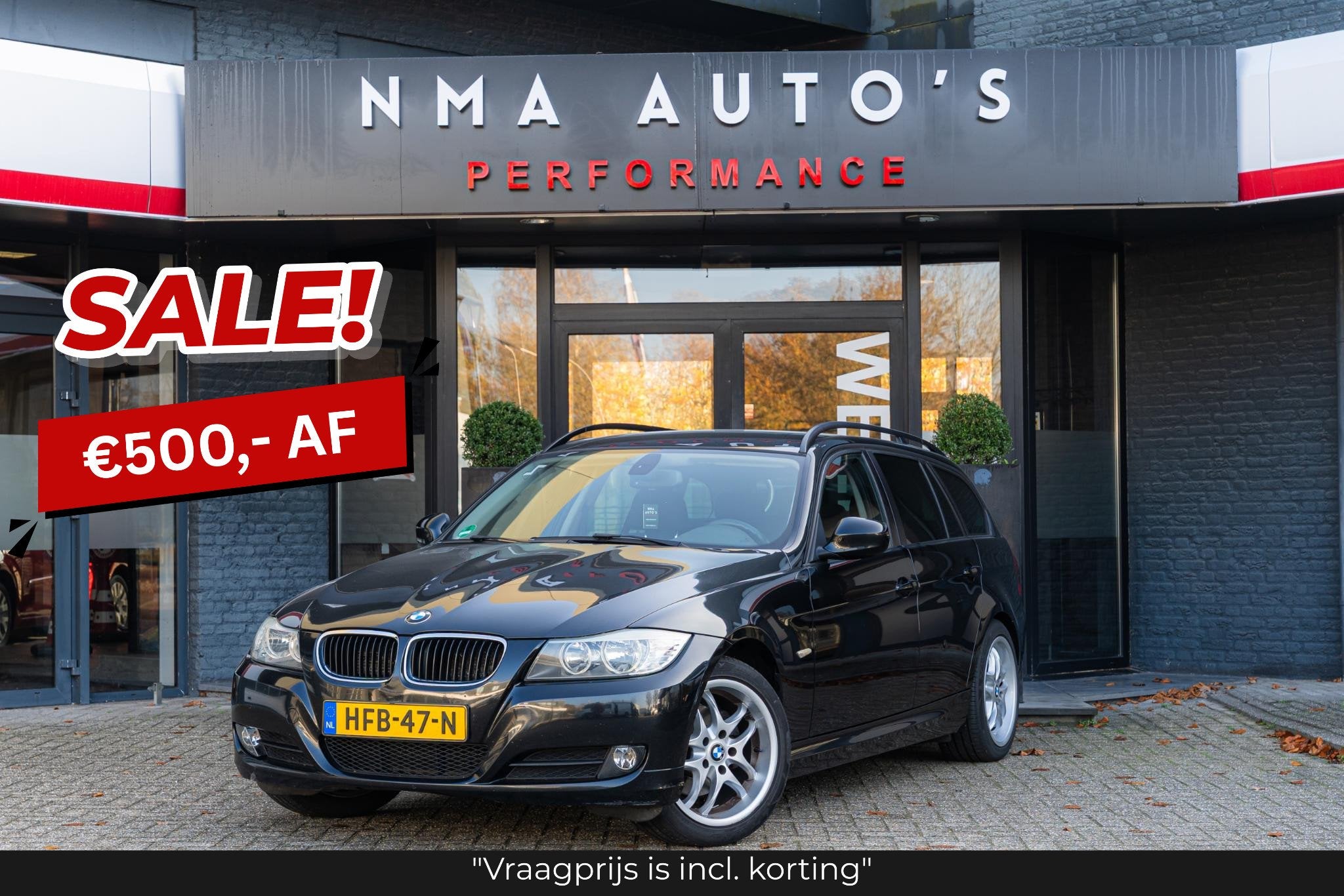 BMW 3-serie Touring 318i | AUT | CRUISE | TREKHAAK | ONDERHO, Automaat, Euro 5, 1435 kg, Zwart