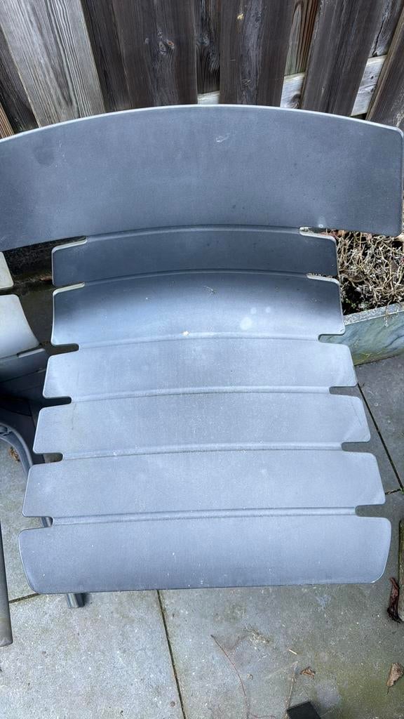 4 tuinstoelen gratis ophalen in Zevenbergen, Tuin en Terras, Ophalen, Gebruikt, Kunststof