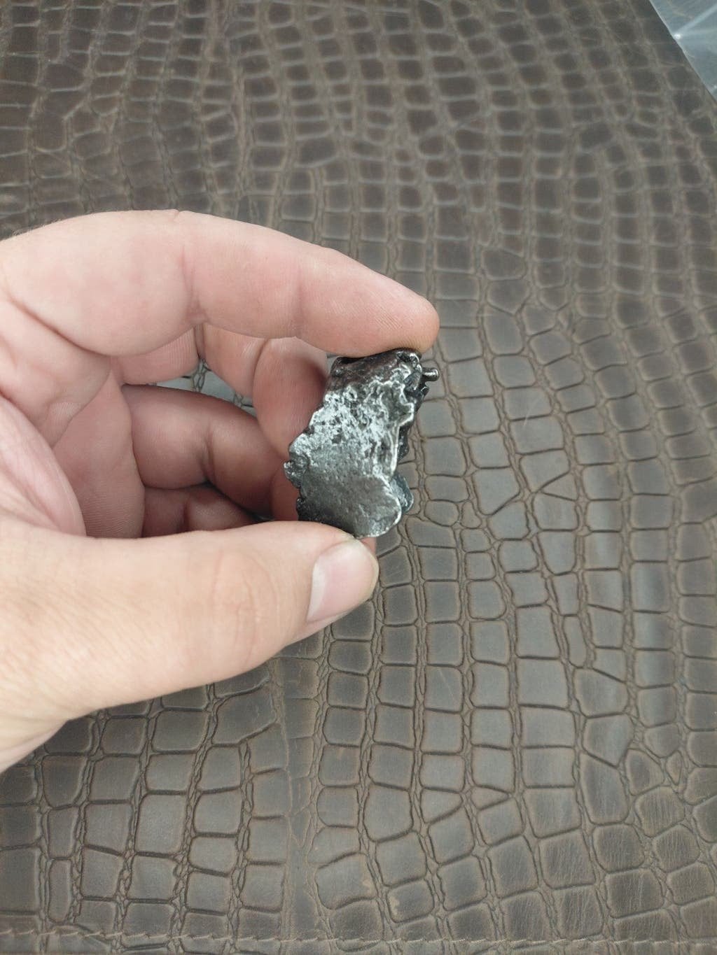 46 gram zware Campo Del Cielo Meteoriet, Ophalen of Verzenden, 17 tot 18, Zilver, Dame