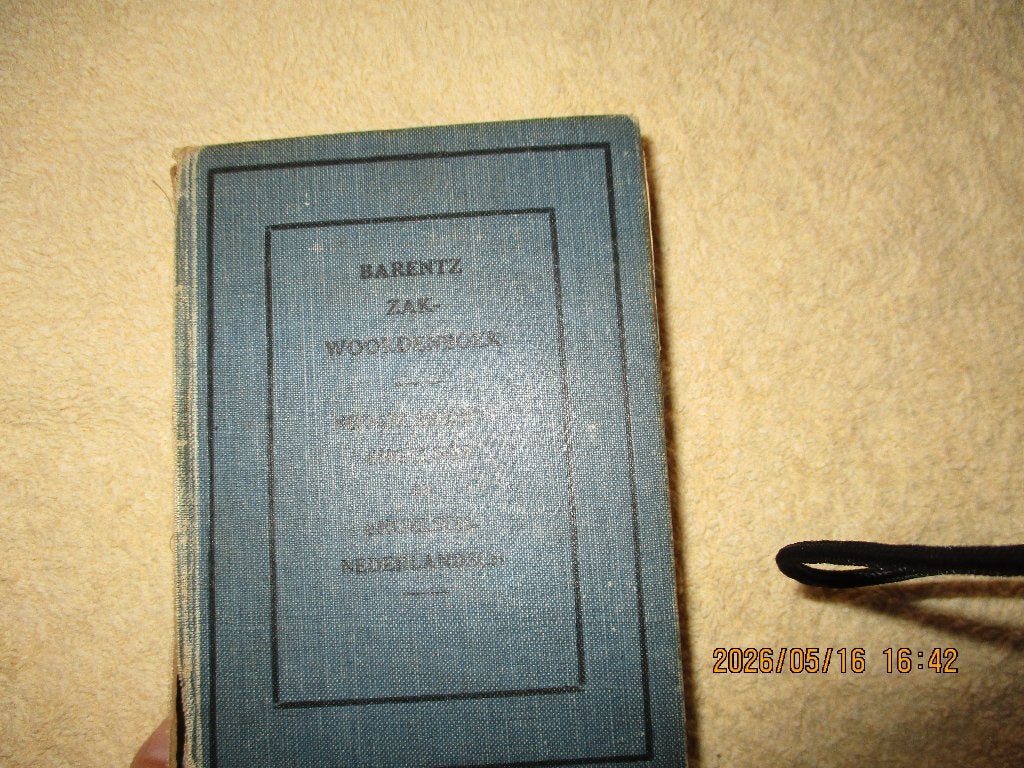 barentz zakwoordenboek, Verzenden, Zo goed als nieuw, Van Dale, Nederlands