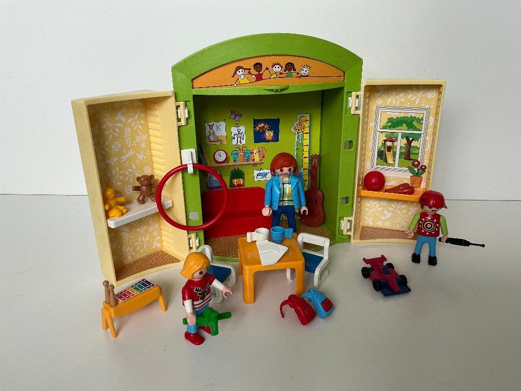 Playmobil 70308 meeneem box kinderdagverblijf, Ophalen of Verzenden, Gebruikt, Complete set