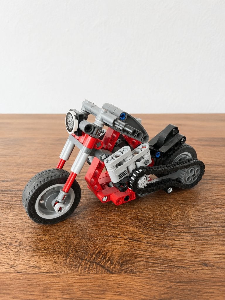 LEGO Technic Motor Chopper – compleet gebouwd, Kinderen en Baby's, Lego, Ophalen of Verzenden, Zo goed als nieuw, Compleet