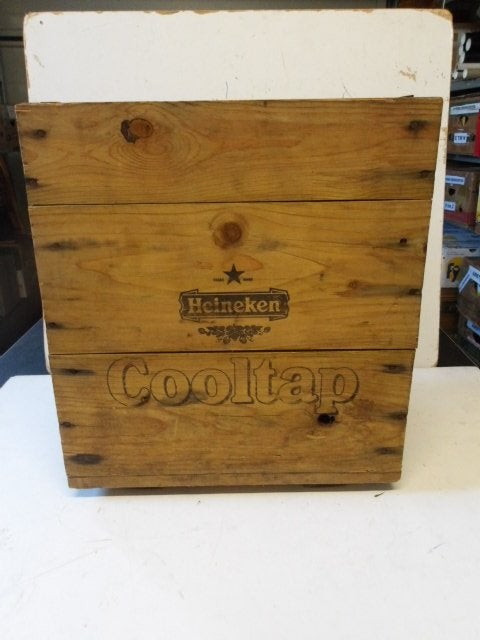 Heineken houten kratje (nr1) Cooltap, Ophalen of Verzenden, Nieuw, Overige typen, Heineken