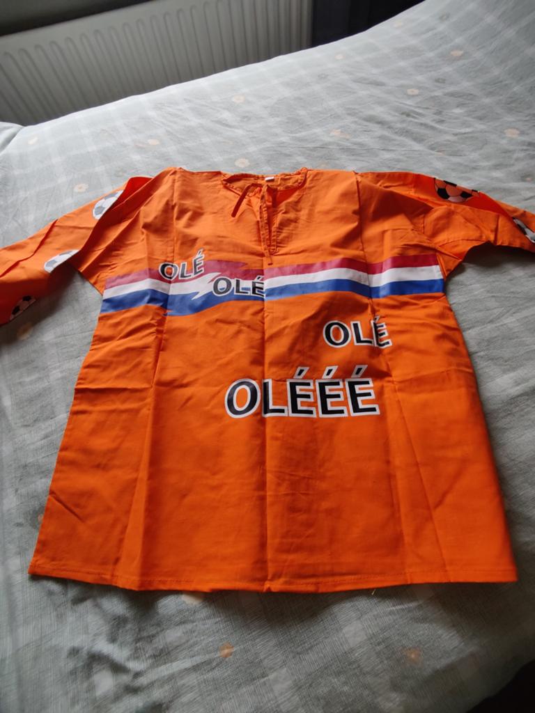 Oranje Boerenkiel Maat L - Perfect voor het EK!, Ophalen of Verzenden, Gedragen, Maat 52/54 (L), Oranje