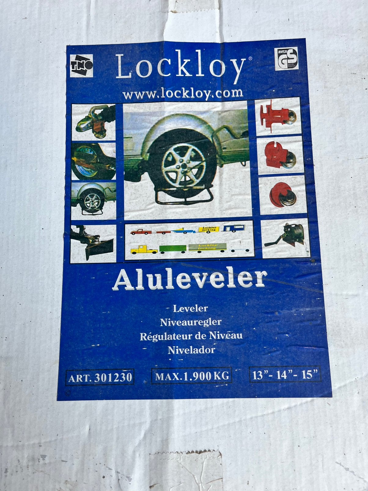 Aluminium caravan en camper leveller, Ophalen of Verzenden, Zo goed als nieuw