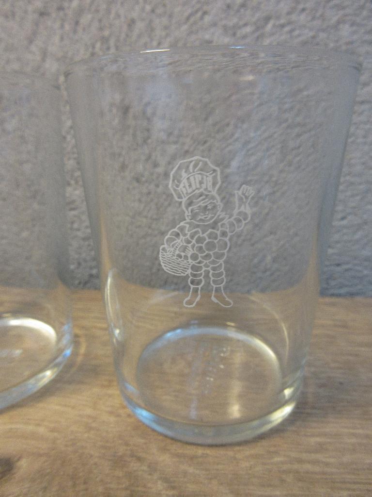 Vintage flipje glazen Betuwe tweedrank, Ophalen of Verzenden, Gebruikt, Overige typen