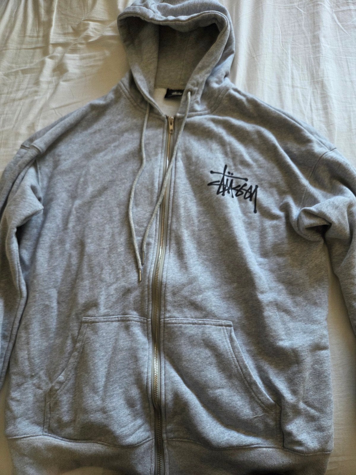 stussy vest maat m grijs, Kleding | Heren, Ophalen of Verzenden, Zo goed als nieuw, Grijs