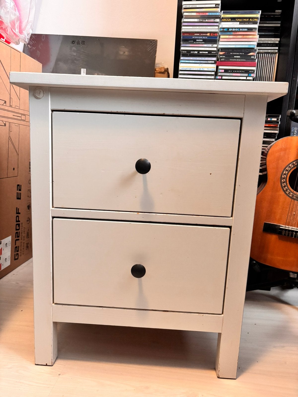 Ikea nachtkastje HEMNES, Huis en Inrichting, Ophalen, Gebruikt, 55 tot 70 cm, 45 tot 65 cm