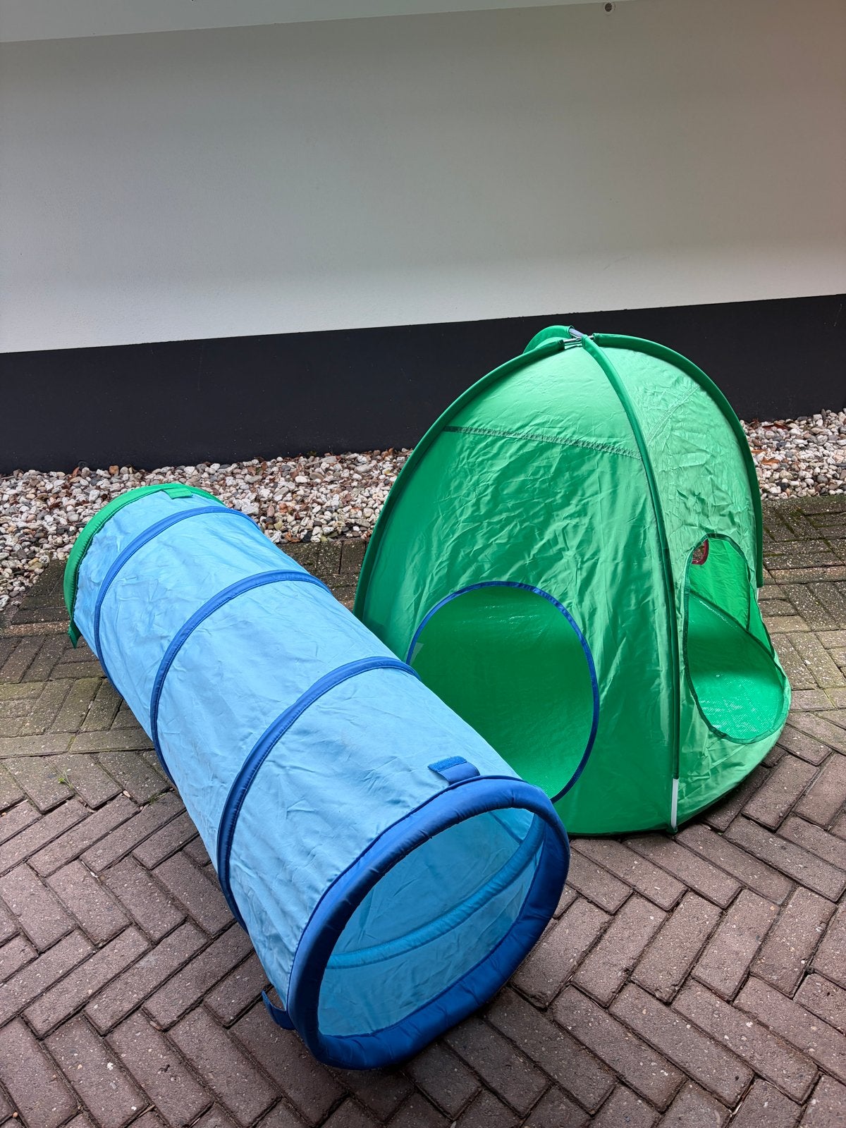 IKEA Speeltent DVÄRGMÅS met kruiptunnel, Ophalen, Gebruikt, Overige materialen