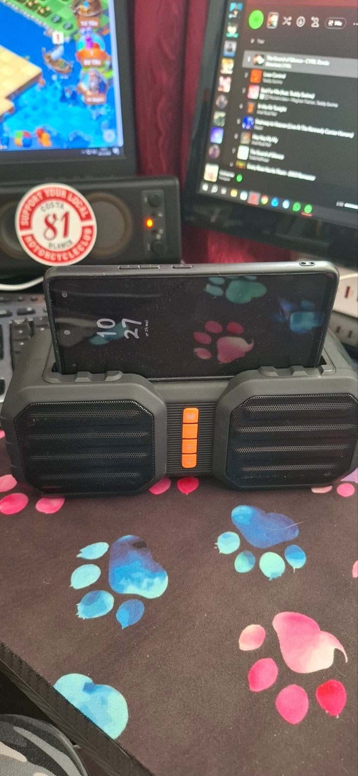 BURNESTER SK802BT Bluetooth Speaker - Zonder mobiel, Audio, Tv en Foto, Luidsprekers, Overige merken, Gebruikt, Overige typen