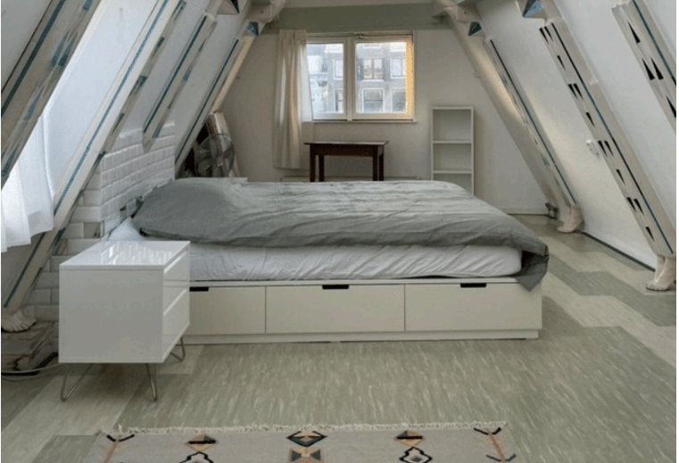 Nordli bed 180 x 200, Ophalen, Gebruikt, Wit, Tweepersoons