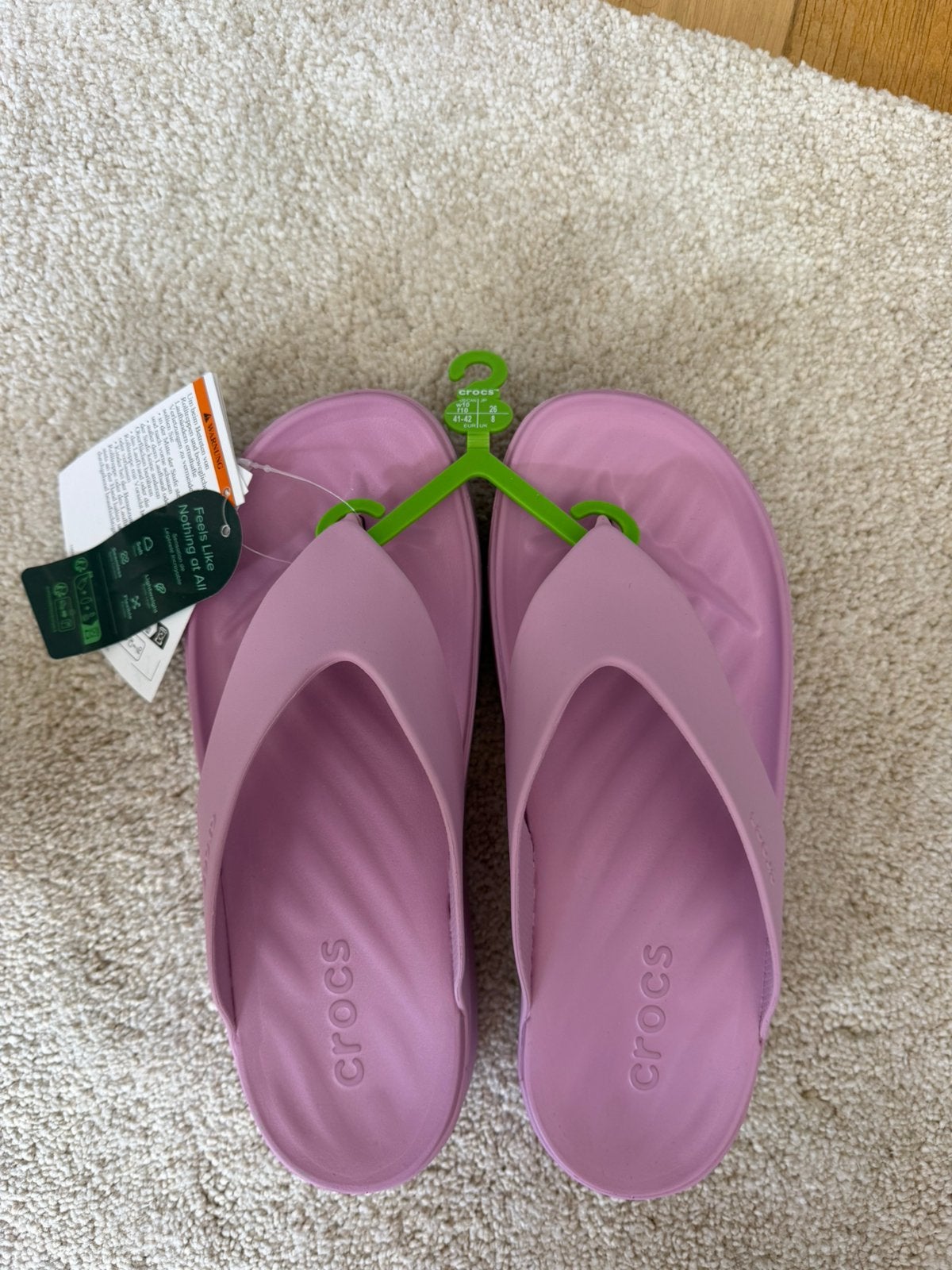 Crocs Getaway Platform Flip – maat 41/42, Slippers, Nieuw, Ophalen of Verzenden, Roze