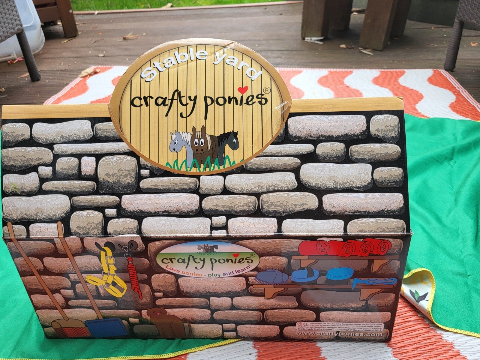 Crafty Ponies speelset met stal en accessoires, Ophalen of Verzenden, Jongen of Meisje