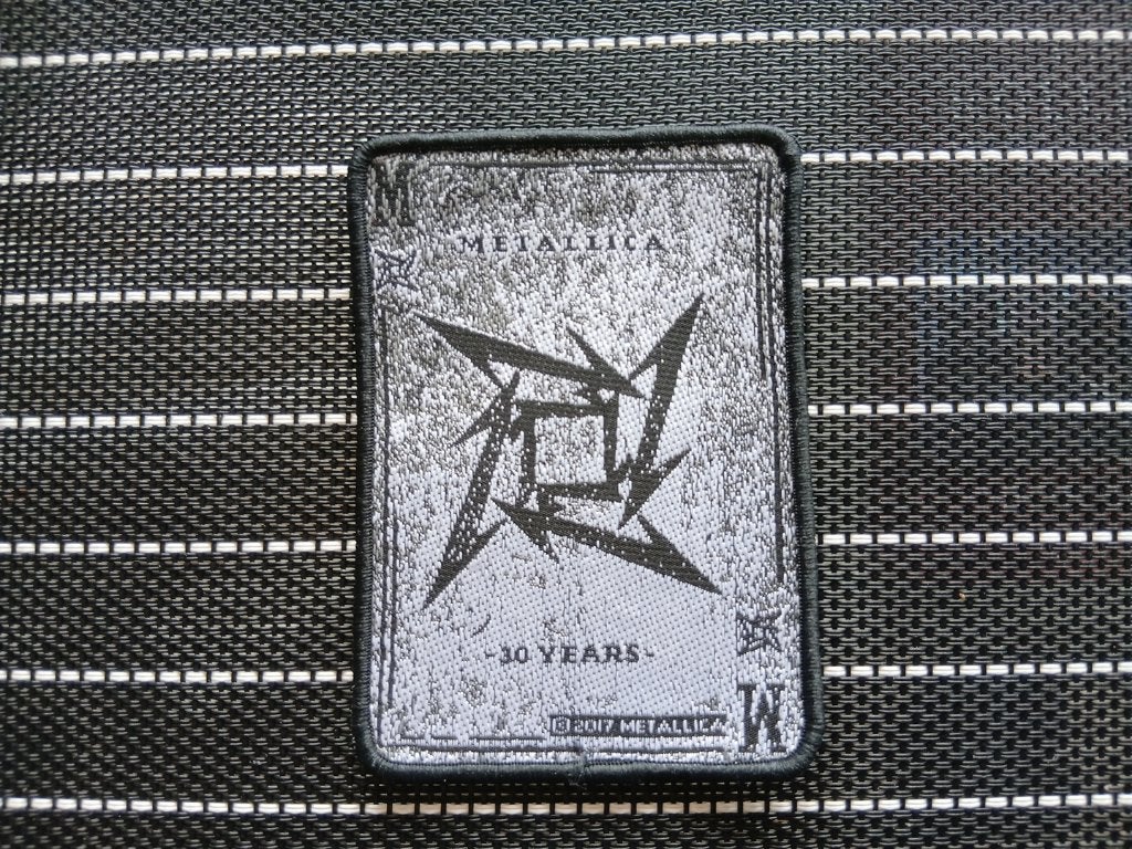 Metallica vrij mooie 30 years patch 151, Verzenden, Nieuw, Kleding