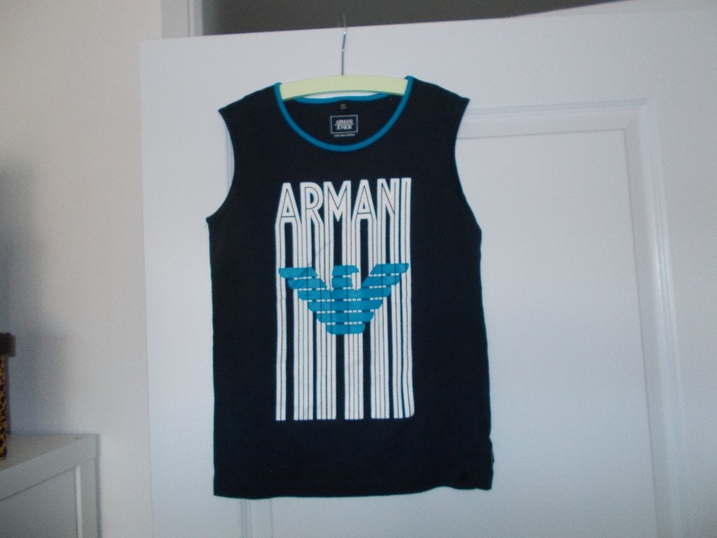 Armani shirtje mt 140 jongen, Ophalen of Verzenden, Zo goed als nieuw, Shirt of Longsleeve, Jongen