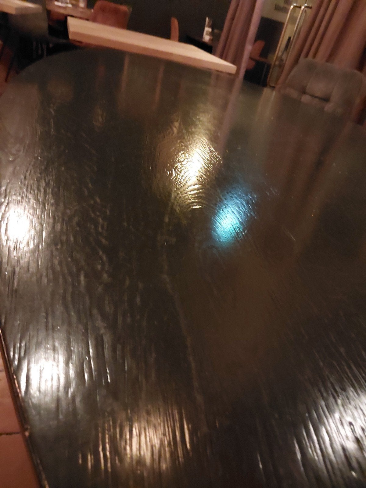 ovale tafel zwart, Huis en Inrichting, Ophalen, Ovaal, 200 cm of meer, 100 tot 150 cm