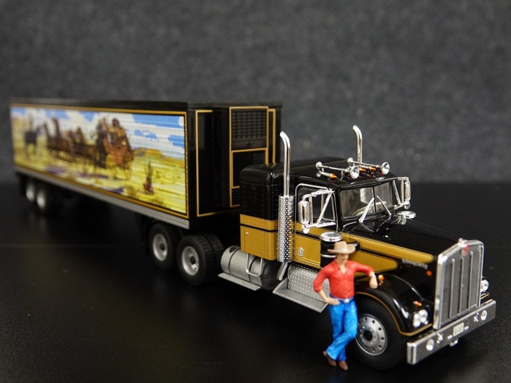 Werk83 1:43 Kenworth Smokey and the Bandit inclusief figuur, Hobby en Vrije tijd, Overige merken, Auto, Nieuw, Ophalen of Verzenden