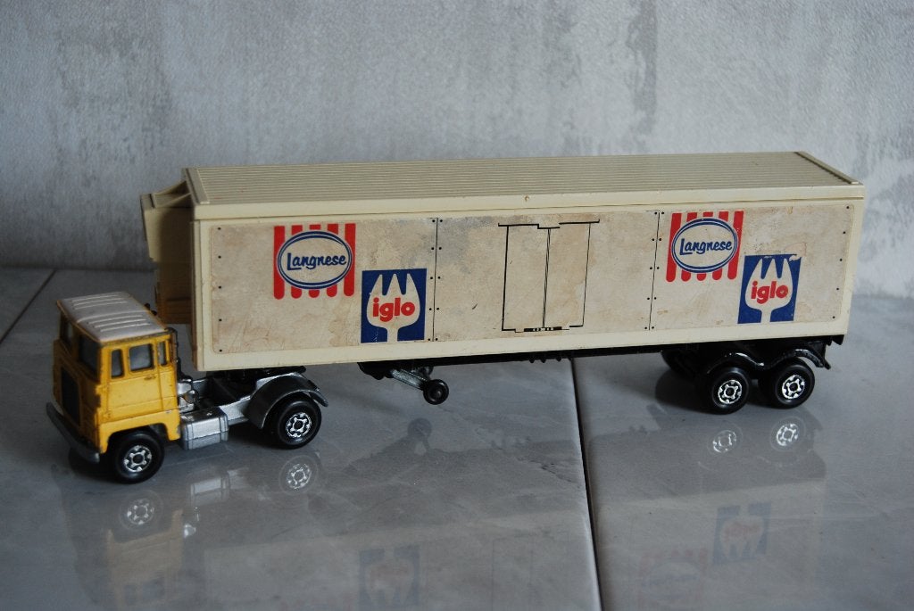 Matchbox Scammell Tractor + SuperKings K-17 Trailer Iglo, Hobby en Vrije tijd, Modelauto's | Overige schalen, Ophalen of Verzenden