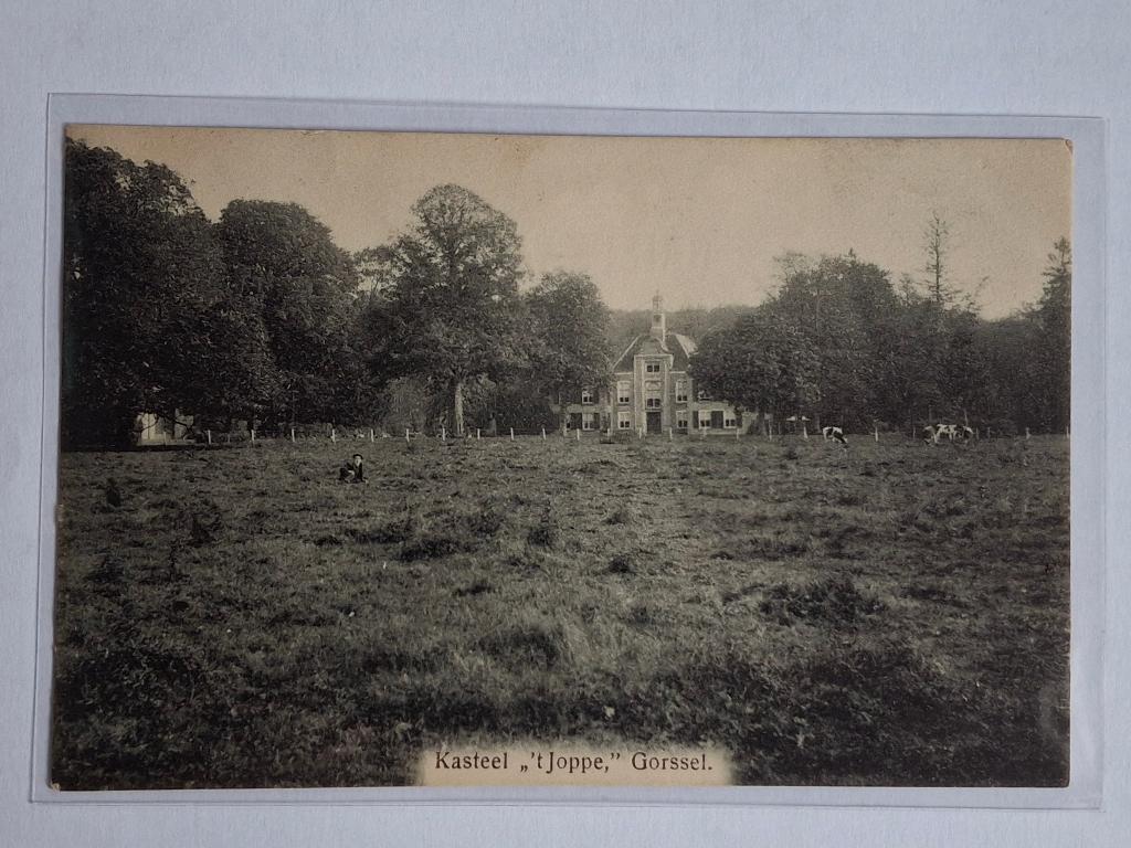 Kasteel t'joppe Gorssel 1911, Ophalen of Verzenden, Voor 1920, Gelopen, Gelderland