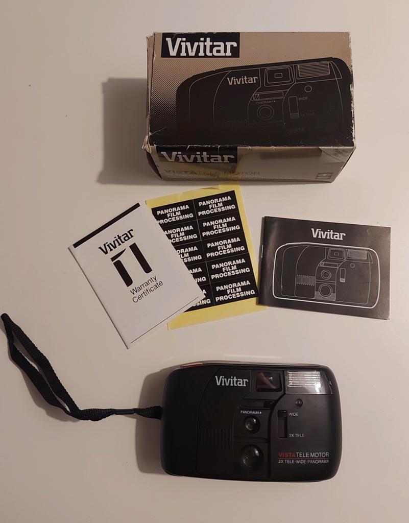Analoog foto toestel Vivitar nieuw in doos, Ophalen of Verzenden, Zo goed als nieuw, Compact, Overige Merken