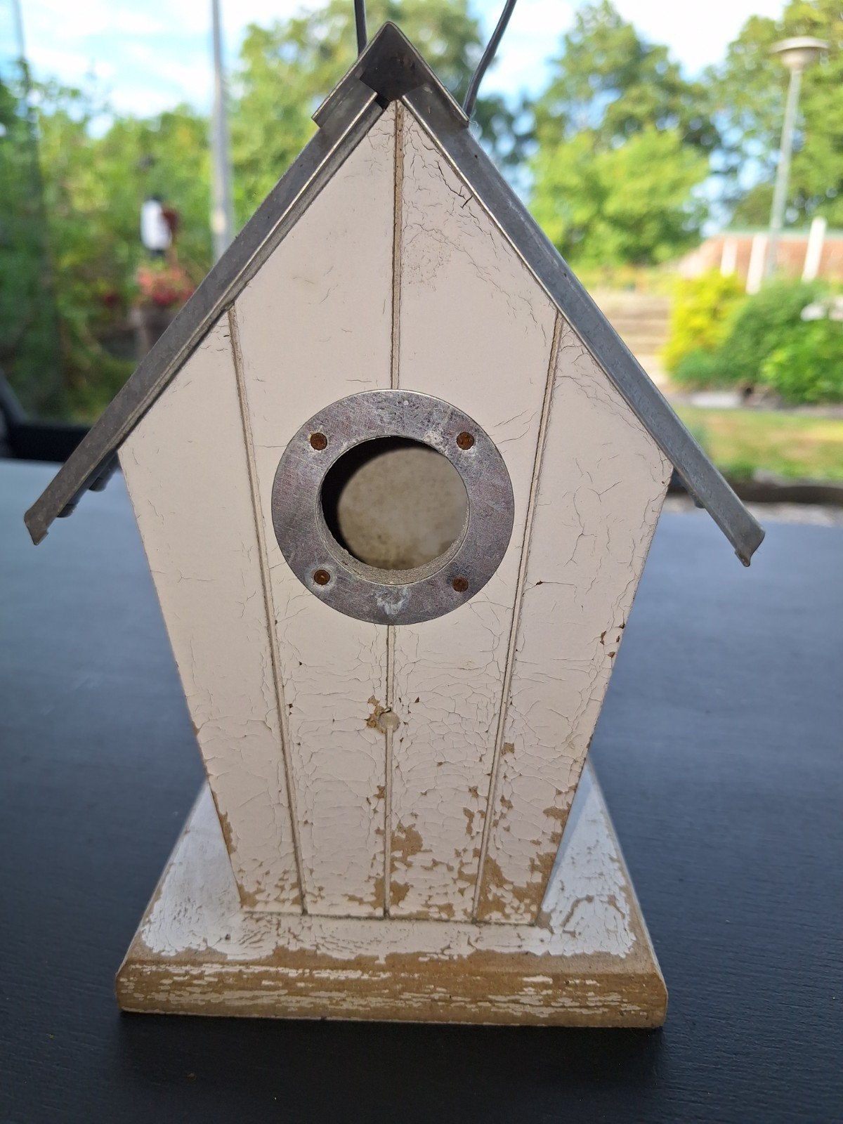 Decoratief vogelhuisje - Shabby Chic Stijl, Ophalen of Verzenden, Gebruikt