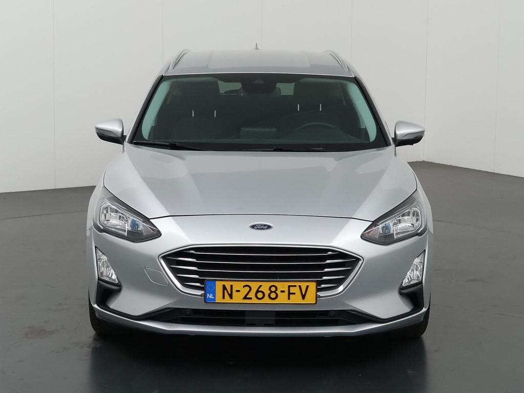 Ford Focus Wagon 1.0 EcoBoost Hybrid Titanium X Business | E, Auto's, Ford, Gebruikt, Origineel Nederlands, Zilver of Grijs, Automatische klimaatregeling