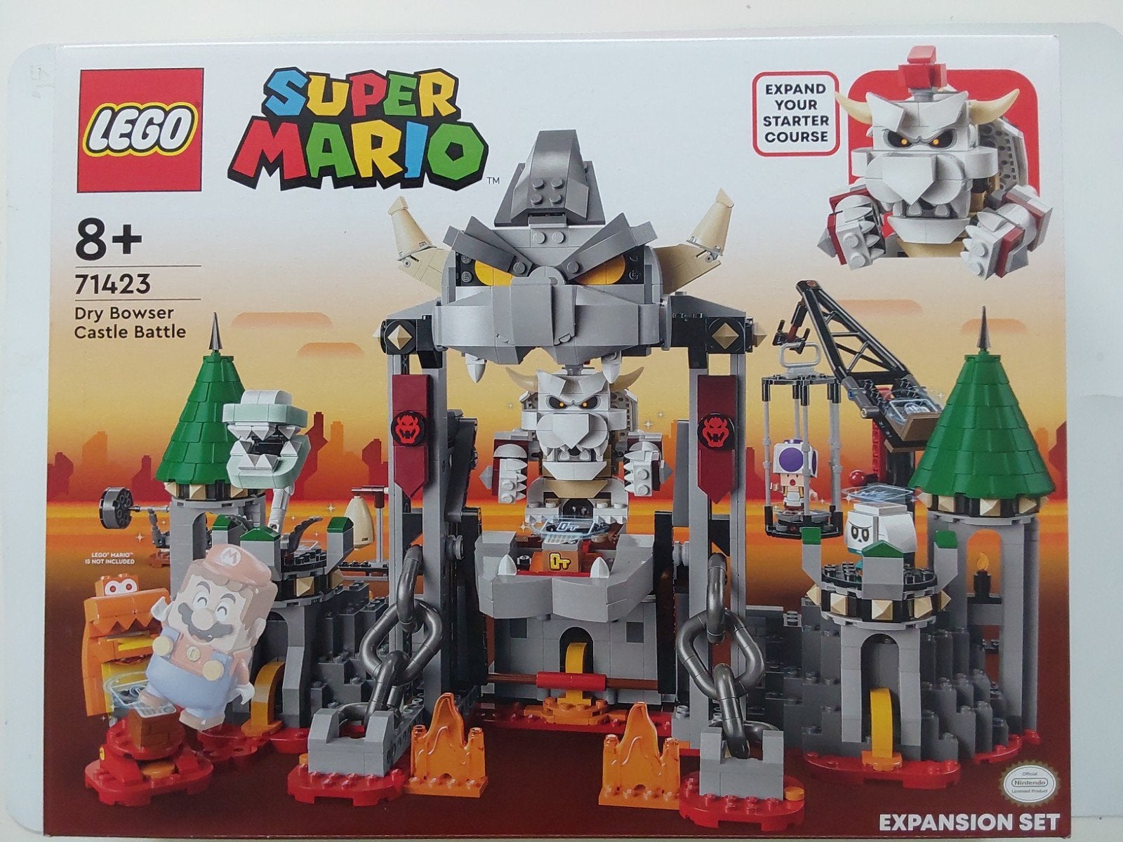 Lego Super Mario 71423 Dry Bowser Castle Battle 🆕️(in seal), Kinderen en Baby's, Overige thema's, Lego, Ophalen of Verzenden