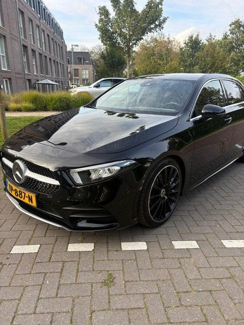 Mercedes-Benz A-Klasse A 200 163pk 7G-DCT 2018 Zwart, Auto's, Dealer onderhouden, Zwart, 4 cilinders, Origineel Nederlands
