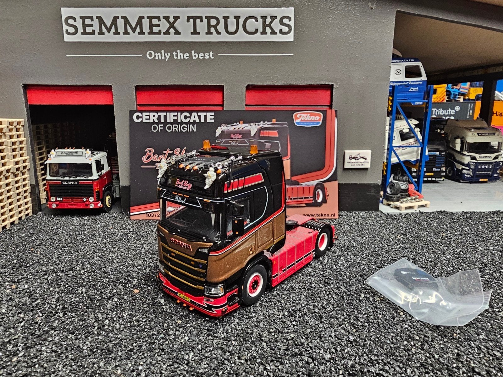 tekno scania next gen bart sluijs losse truck., Hobby en Vrije tijd, Ophalen, Zo goed als nieuw, Bus of Vrachtwagen, Tekno