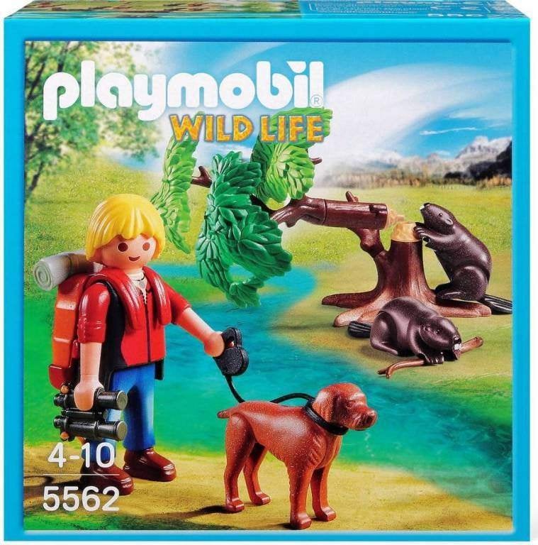 5562 bevers met natuurwetenschapper, Kinderen en Baby's, Speelgoed | Playmobil, Wild life, Complete set, Nieuw, Ophalen of Verzenden