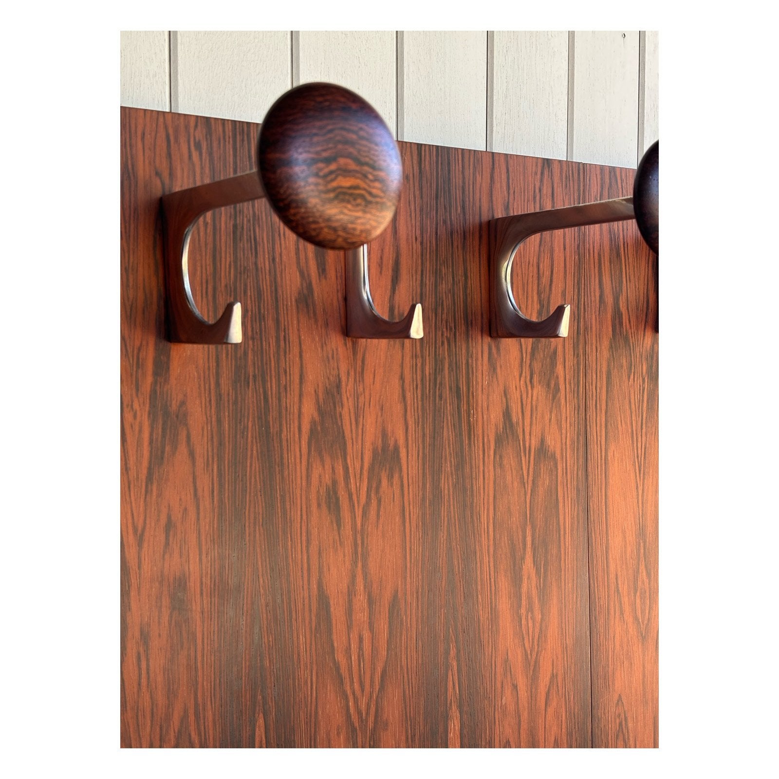 Vintage Coatrack with Mirror | Rosewood, Dieren en Toebehoren, Stalling en Weidegang