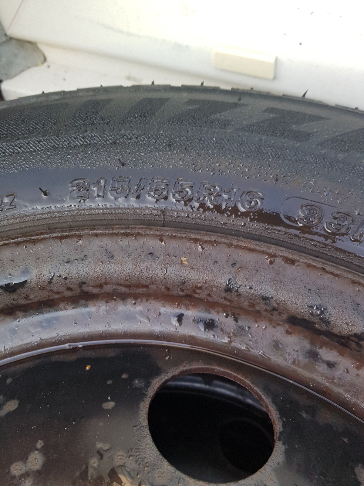 te koop 4 x stalen velg op winterbanden, Ophalen of Verzenden