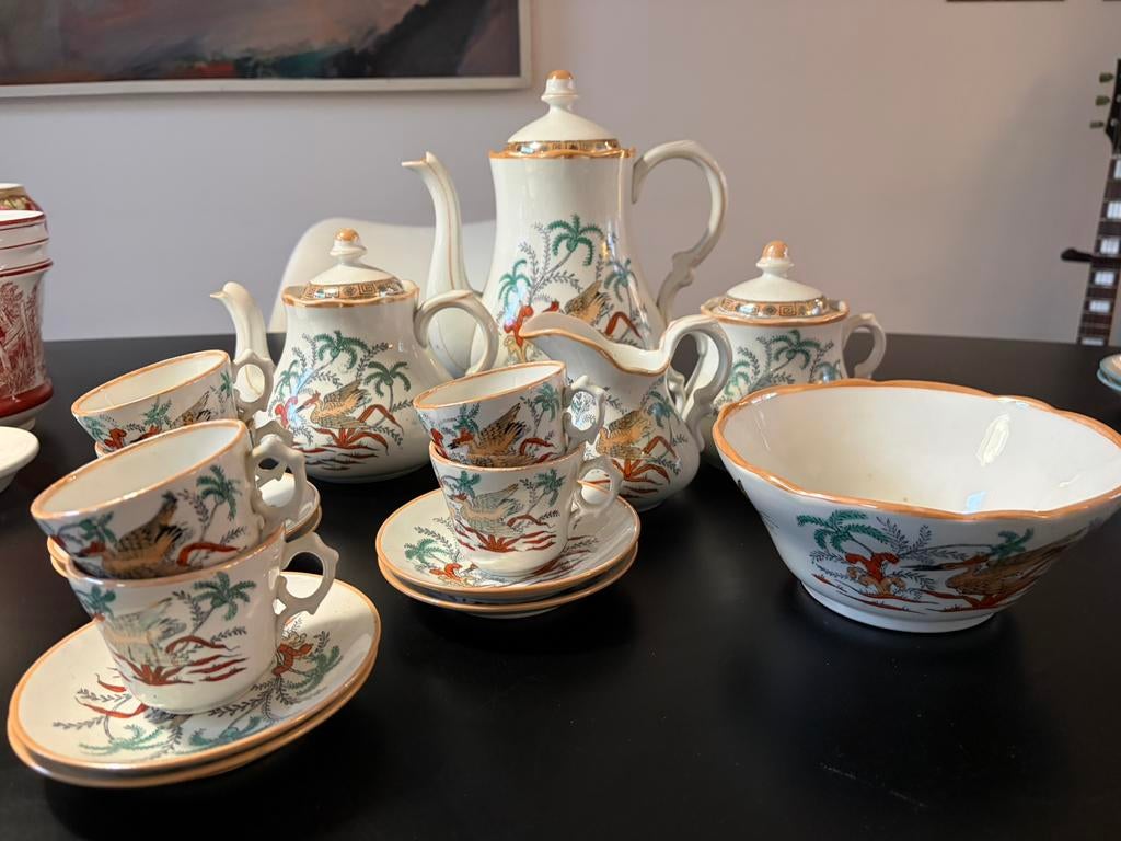 Koffie theeservies Panama petrus regout, Ophalen of Verzenden