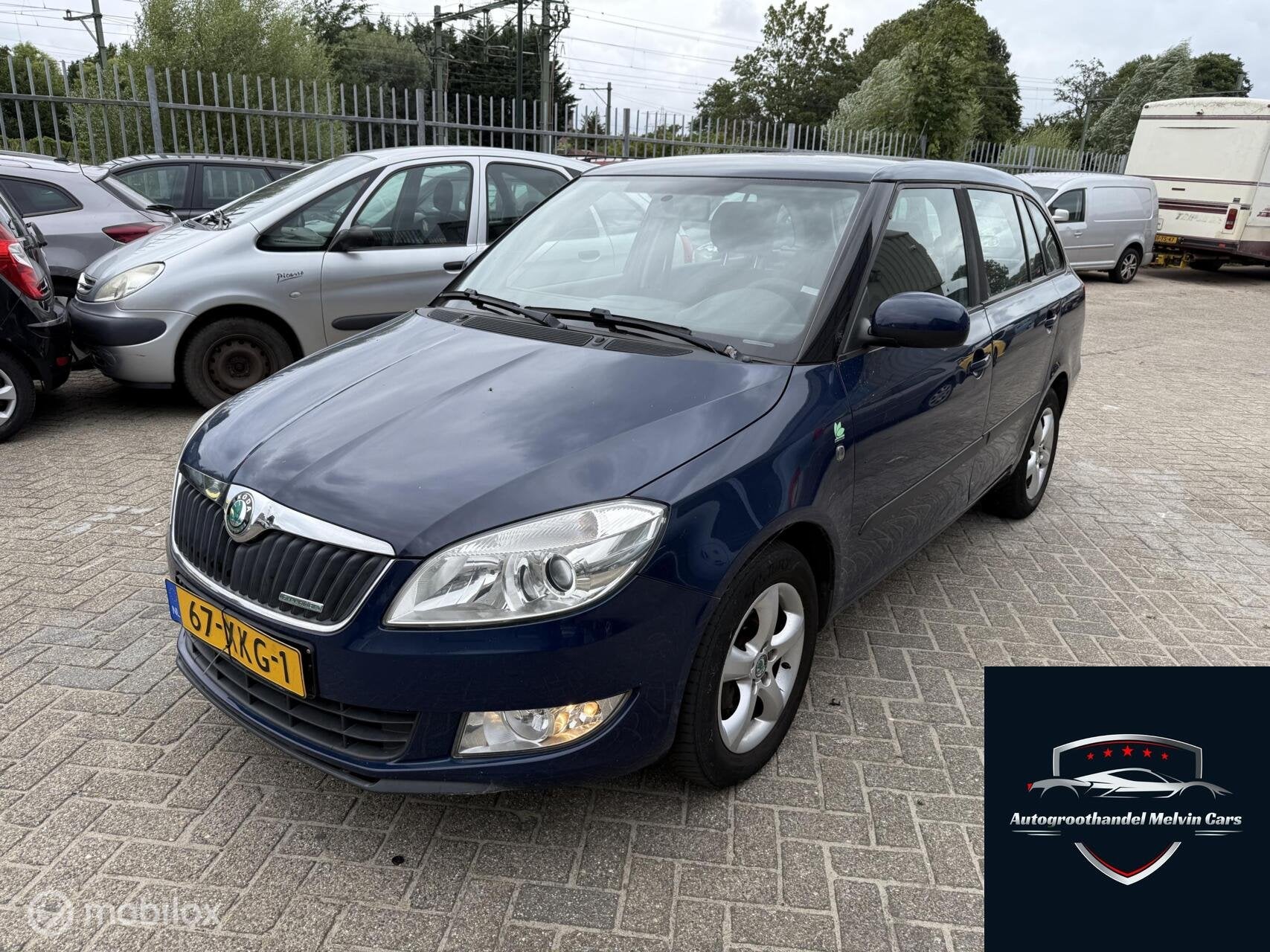 Skoda Fabia Combi 1.2 TDI Greenline Airco EXPORTPRIJS, Auto's, Euro 5, Stof, Zwart, 1199 cc