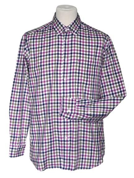 Bogner geruit overhemd, shirt, multicolor, Mt. 42 / L, Overige kleuren, Verzenden, Zo goed als nieuw, Halswijdte 41/42 (L)