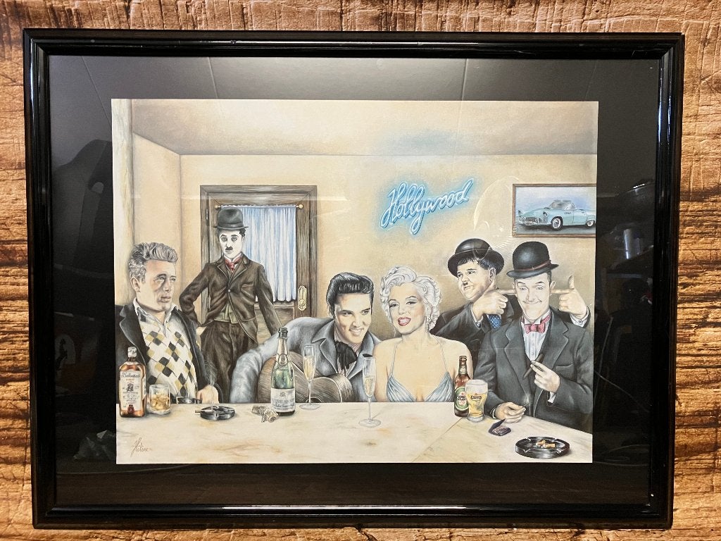 Hollywood Legends Vintage Wanddecoratie, Verzamelen, Film en Tv, Gebruikt, Poster, Ophalen of Verzenden, Film