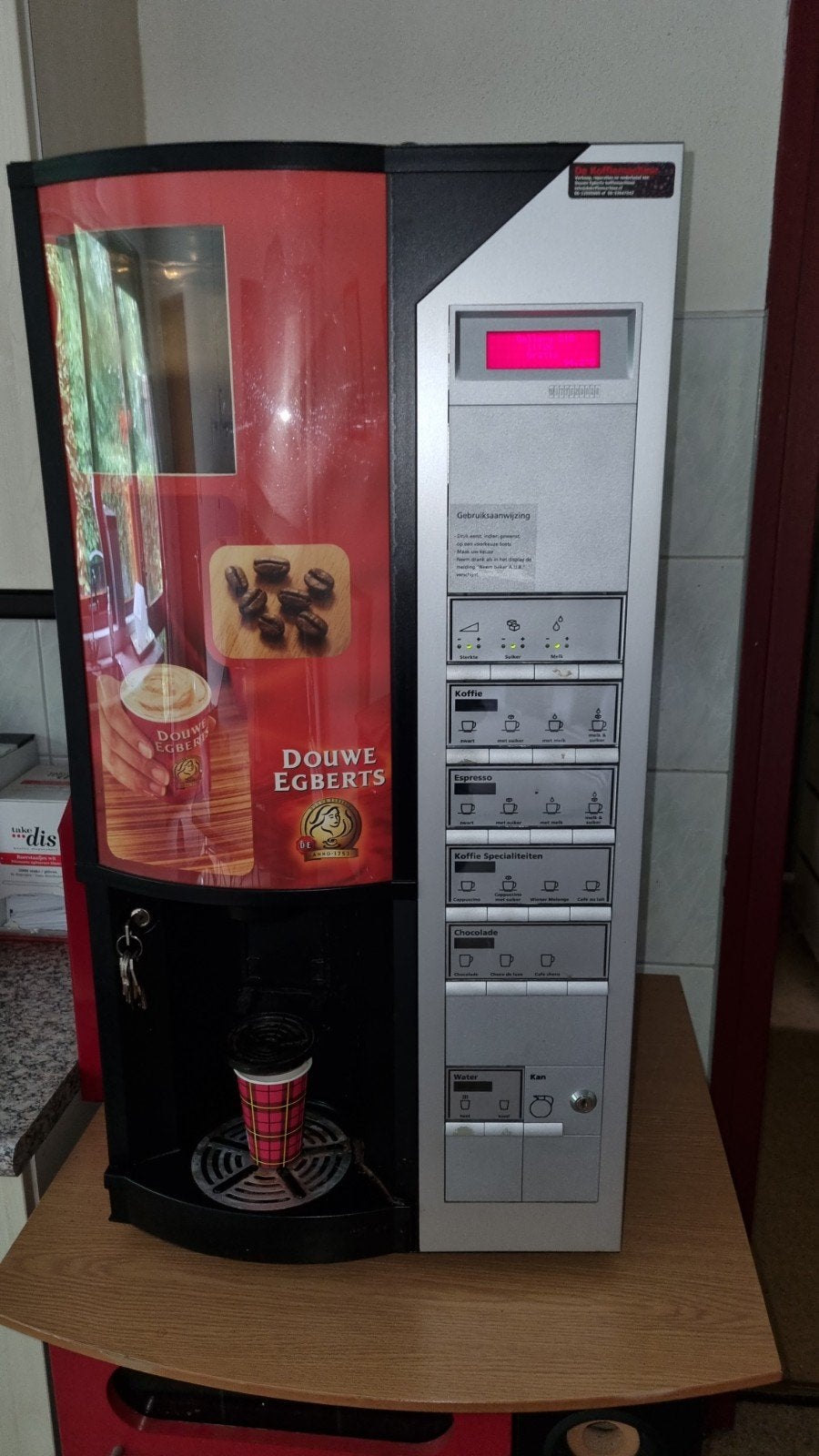 Wittenborg FB 7100 Gallery Koffiemachine Douwe Egberts, Ophalen, Gebruikt, 10 kopjes of meer, Koffiemachine